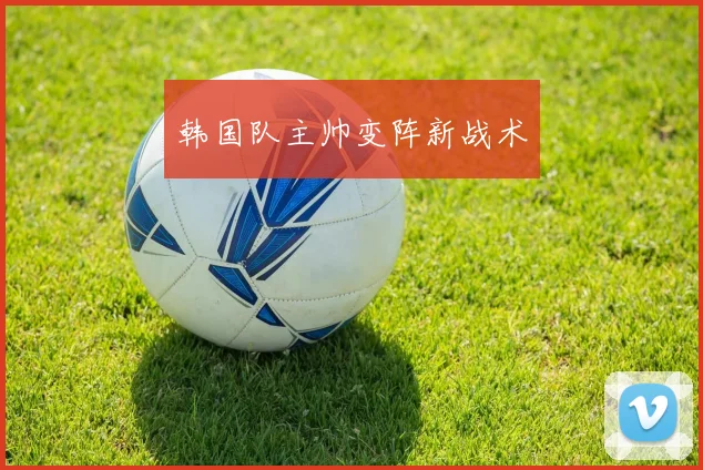 韩国队主帅变阵新战术