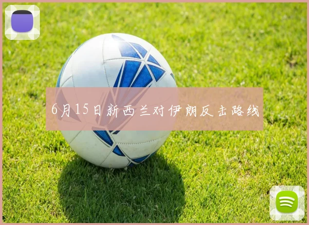 6月15日新西兰对伊朗反击路线